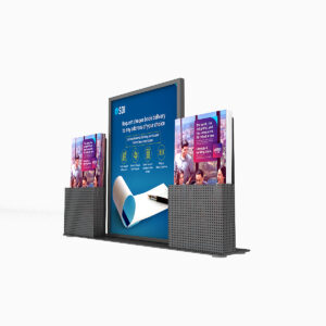 Swift - Table Top Frame with Perforated Brochure Holder